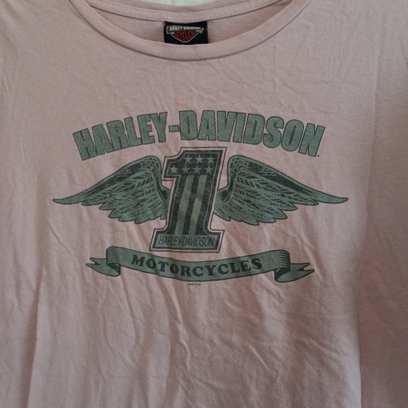 Harley-Davidson Pink Graphic Tshirt - Picture 2 of 6
